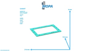 GASKET - 51099050024 suitable for MAN D engines