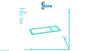 GASKET - 51099050058 suitable for MAN D engines