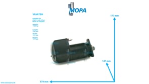 STARTER - 51262017302 suitable for MAN D-engines