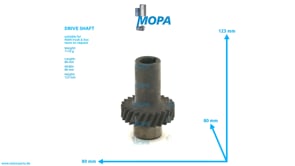 DRIVE SHAFT - 51385170059 suitable for MAN D-engines