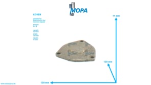 COVER - 51541110016 suitable for MAN D-engines