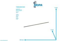 THREADED ROD - 51951000013 suitable for MAN D-engines THREADED ROD - 51951000013 suitable for MAN D-engines