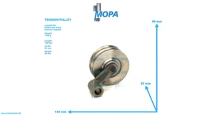 TENSION PULLEY - 51958007135 suitable for MAN D engines TENSION PULLEY - 51958007135 suitable for MAN D engines