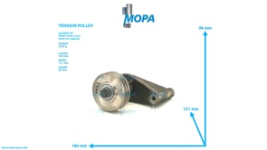 TENSION PULLEY - 51958007336 suitable for MAN D engines