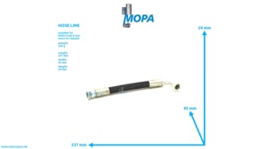 HOSE LINE - 51963400156 suitable for MAN D engines
