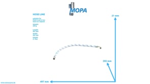 HOSE LINE - 51963410201 suitable for MAN D engines