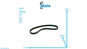 V-BELT - 51968200289 suitable for MAN D engines