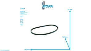 V-BELT - 51968200290 suitable for MAN D engines