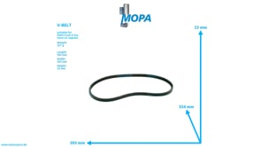 V-BELT - 51968200291 suitable for MAN D engines