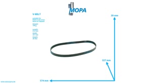 V-BELT - 51968200352 suitable for MAN D engines
