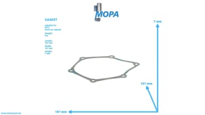 GASKET - 5360520080 suitable for MTU engines