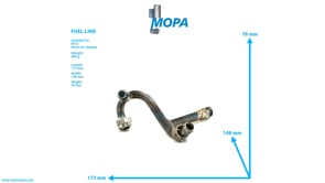 FUEL LINE - 5360704432 suitable for MTU engines