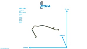 FUEL LINE - 5360706532 suitable for MTU engines