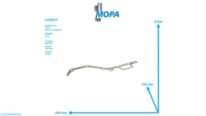 GASKET - 5410151280 suitable for MTU engines GASKET - 5410151280 suitable for MTU engines