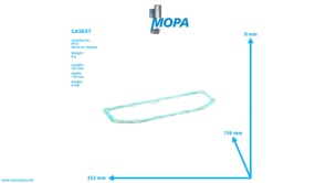 DICHTUNG - 5500110680 passend für MTU Motoren