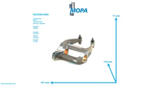 ROCKER ARM - 5500500334 suitable for MTU engines