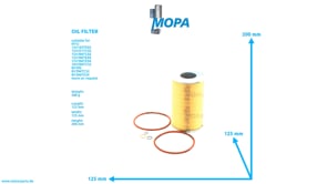 OIL FILTER - 5501800016 suitable for MTU engines OIL FILTER - 5501800016 suitable for MTU engines