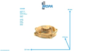 COVER - 5502040403 suitable for MTU engines