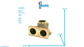 HOUSING - 5502040901 suitable for MTU engines