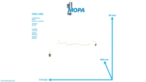 FUEL LINE - 5530703434 suitable for MTU engines FUEL LINE - 5530703434 suitable for MTU engines