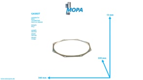 DICHTUNG - 5531422580 passend für MTU Motoren