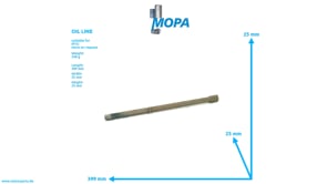 OIL LINE - 5551800022 suitable for MTU engines