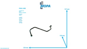 KRAFTSTOFFLEITUNG - 5560702135 passend für MTU Motoren
