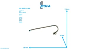 OIL SUPPLY LINE - 5561801527 suitable for MTU engines