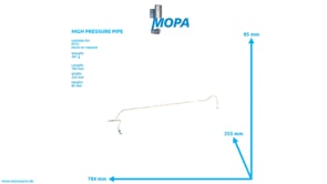 HIGH PRESSURE PIPE - 5580704773 suitable for MTU engines HIGH PRESSURE PIPE - 5580704773 suitable for MTU engines