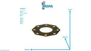 GASKET - 5582031980 suitable for MTU engines