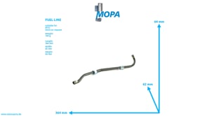 FUEL LINE - 5590700236 suitable for MTU engines
