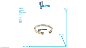 CLAMP - 5601400441 suitable for MTU engines