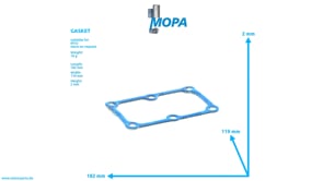 GASKET - 5602030680 suitable for MTU engines
