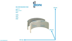 PLEUELLAGERPAAR - 5800300666 passend für MTU Motoren