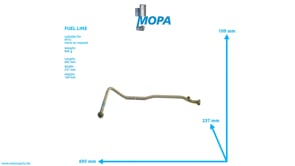 KRAFTSTOFFLEITUNG - 5800702133 passend für MTU Motoren