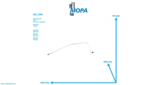 OELLEITUNG - 5801800821 passend für MTU Motoren
