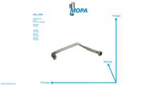 OELLEITUNG - 5801809721 passend für MTU Motoren