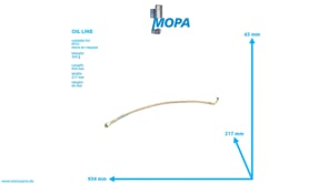 OELLEITUNG - 5801809920 passend für MTU Motoren