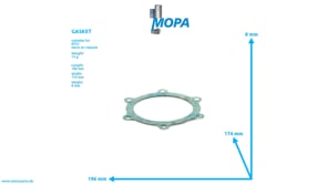 DICHTUNG - 5802035280 passend für MTU Motoren