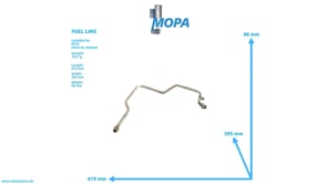 KRAFTSTOFFLEITUNG - 5810701835 passend für MTU Motoren