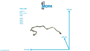 KRAFTSTOFFLEITUNG - 5810701935 passend für MTU Motoren