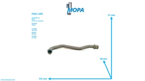 KRAFTSTOFFLEITUNG - 5810702035 passend für MTU Motoren