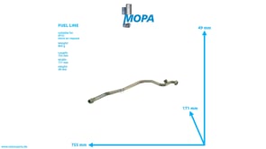 KRAFTSTOFFLEITUNG - 5810702435 passend für MTU Motoren