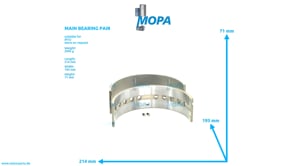 HAUPTLAGERPAAR - 5840306040 passend für MTU Motoren