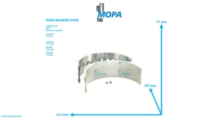 HAUPTLAGERPAAR - 5840306440 passend für MTU Motoren
