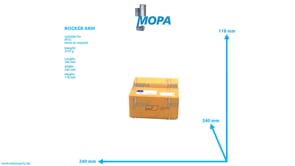 ROCKER ARM - 5840500033 suitable for MTU engines