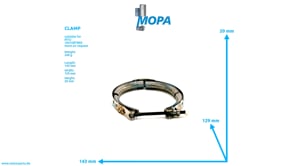 CLAMP - 5841420445 suitable for MTU engines