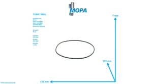 RUNDDICHTRING - 700294327000 passend für MTU Motoren