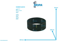 RUBBER SLEEVE - 700336200005 suitable for MTU engines