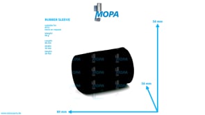 RUBBER SLEEVE - 700368045011 suitable for MTU engines